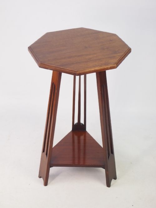 Small Edwardian Arts & Crafts Mahogany Table