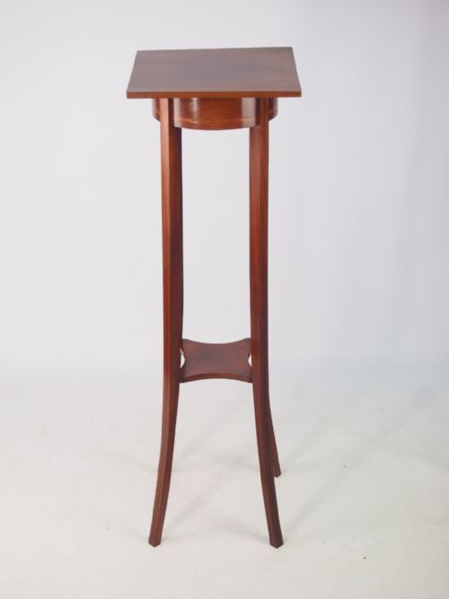 fig 1. Edwardian Mahogany & Inlaid Jardinière or Plant Stand