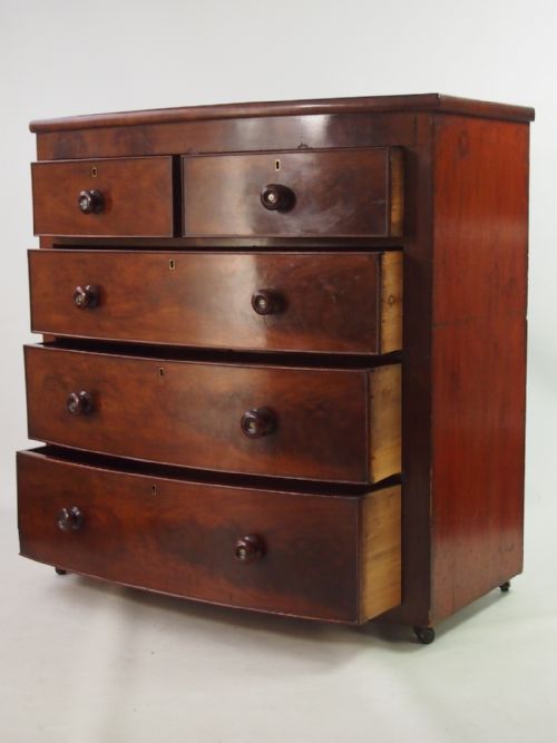 fig 1. Victorian Mahogany Chest of Drawers