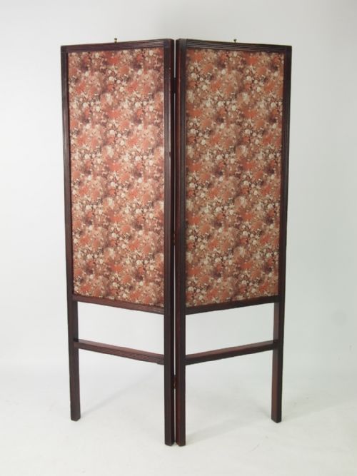 Regency Mahogany Folding Fire Screen