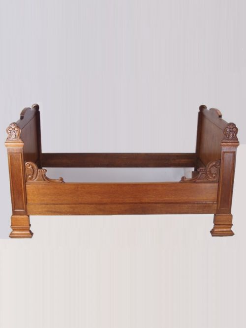 Antique French Oak Single Bed