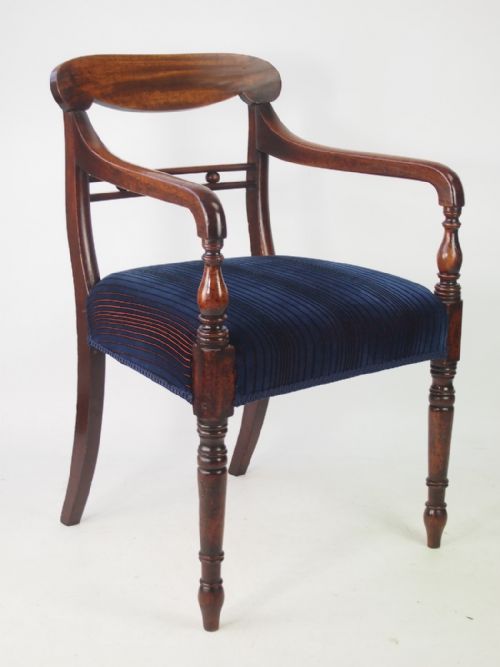 fig 1. Pair of Regency Open Armchairs or Desk Chairs