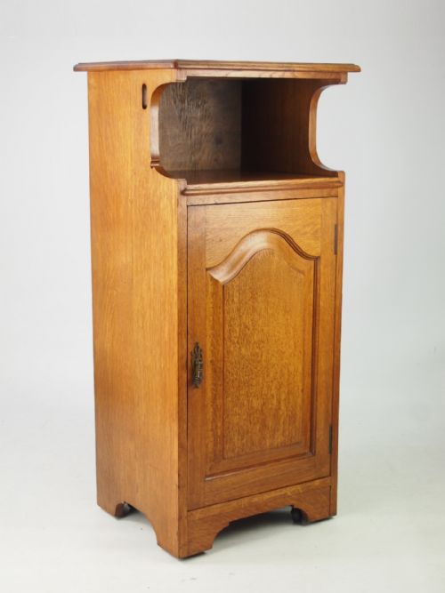 Oak Music Cabinet with Label