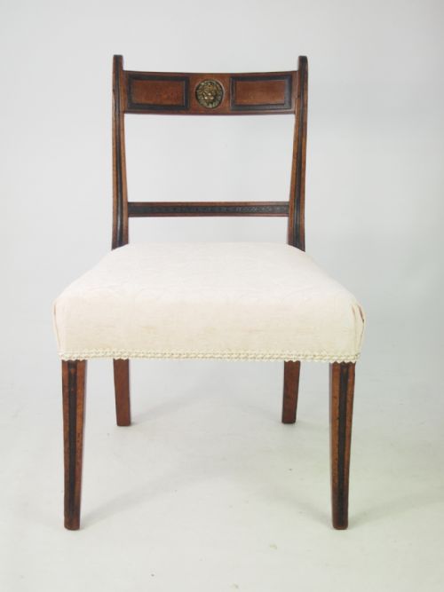 fig 1. Regency Mahogany Desk Chair
