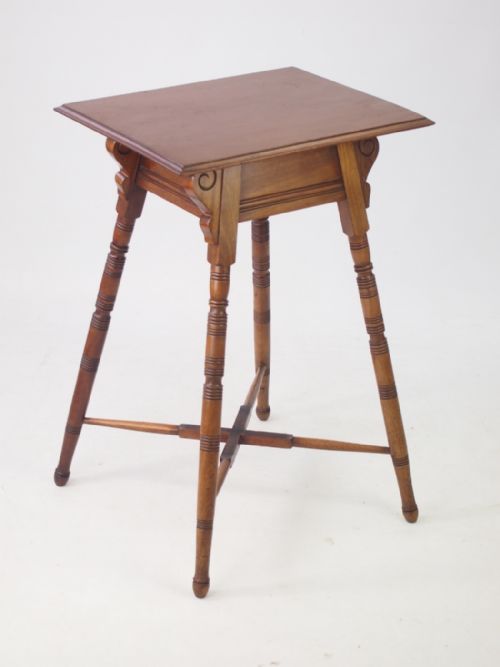 Small Antique Mahogany Arts & Crafts Side Table