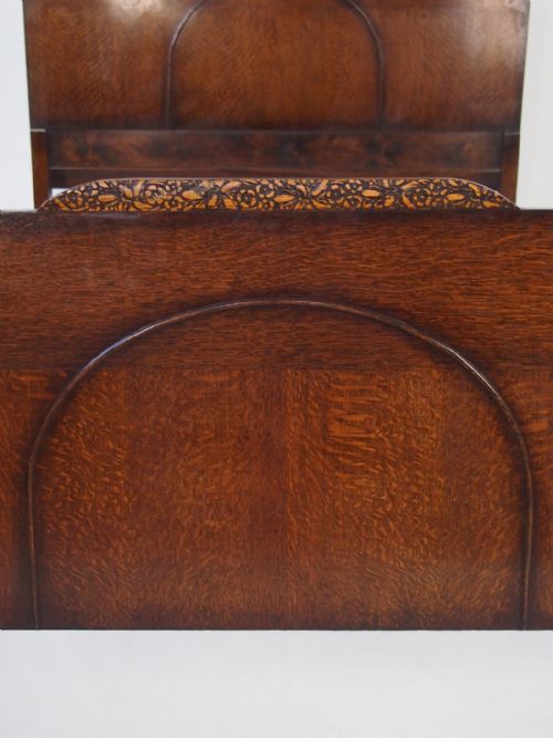 fig 1. Art Deco Oak Standard Double Bed
