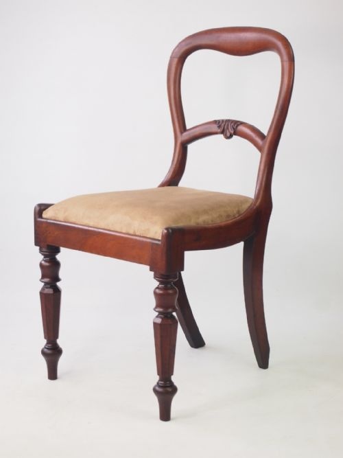 Antique Victorian Mahogany Desk Chair