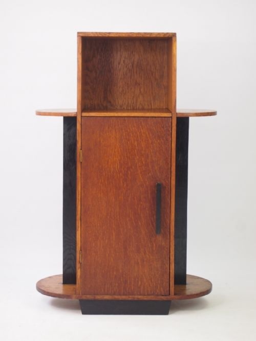 Art Deco Oak Cabinet