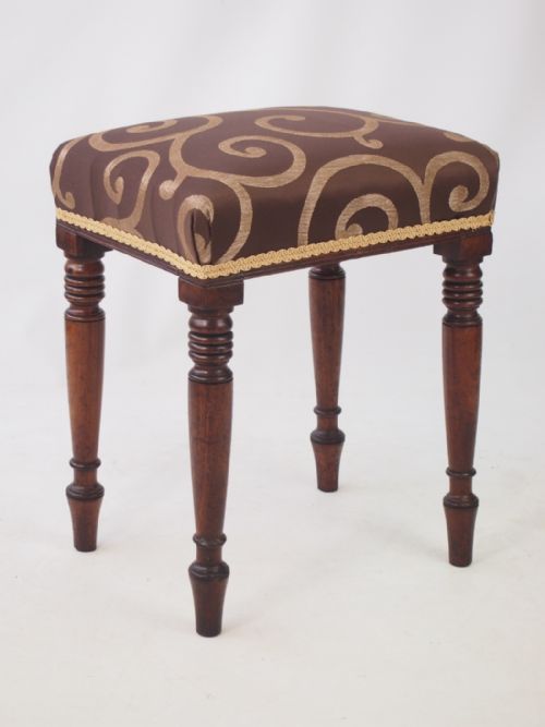 Antique Regency Mahogany Stool