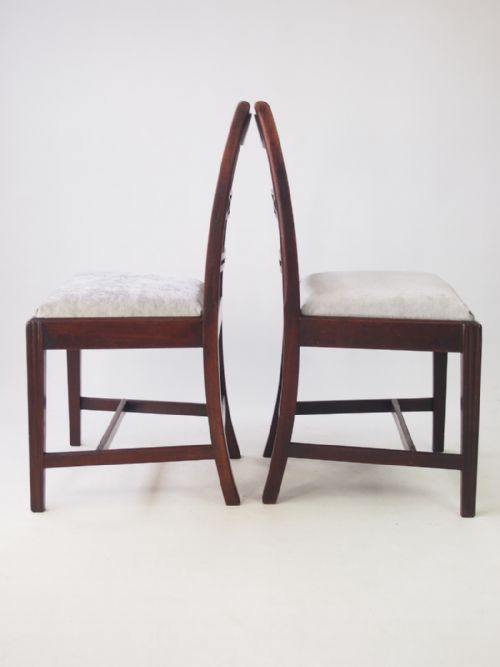 fig 1. Set 4 Georgian Mahogany Dining Chairs