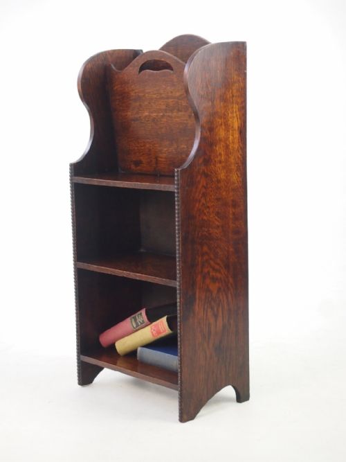 Small Oak Open Bookcase