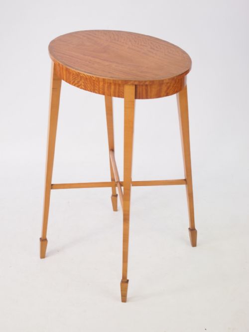 Small Satinwood Side Table or Lamp Table