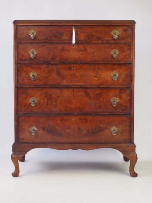 Burr Walnut Chest of Drawers