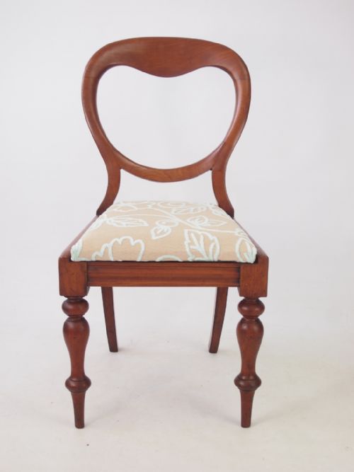 Victorian Mahogany Dressing Table Chair or Desk Chair