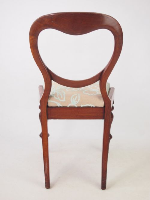 fig 1. Victorian Mahogany Dressing Table Chair or Desk Chair