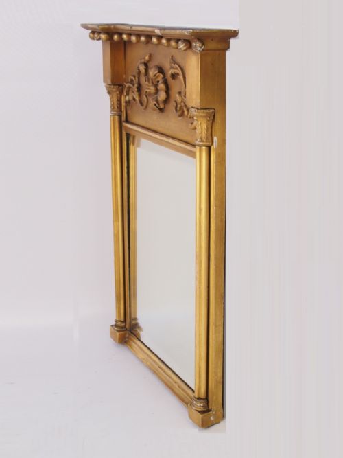 fig 1. Small Antique Regency Gilt Pier Mirror