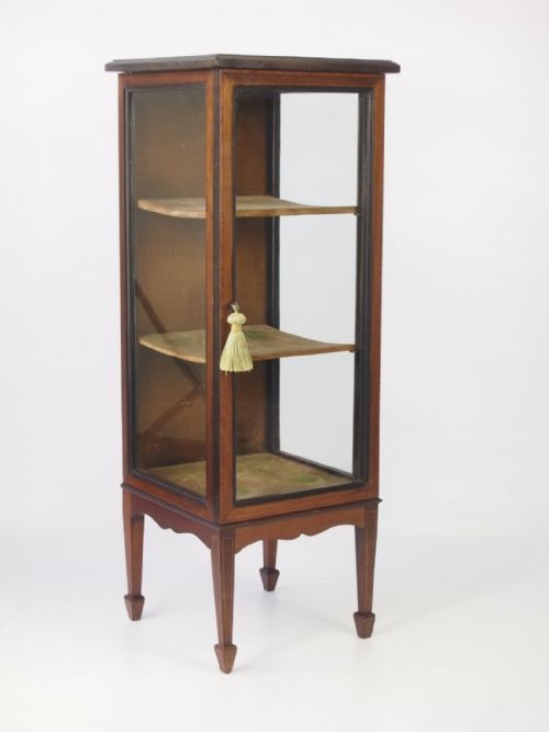 Slim Edwardian Bijouterie Display Cabinet