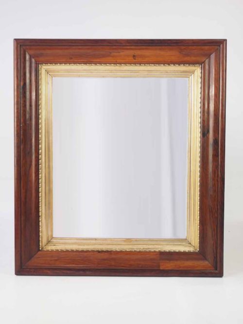 Large Antique Victorian Rosewood Framed Mirror