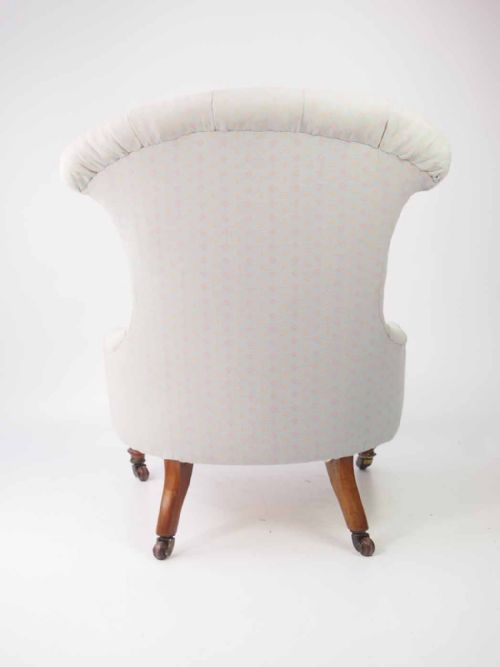 fig 1. Small Victorian Walnut Nursing Chair