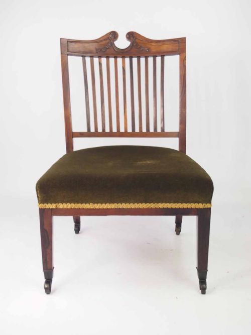 fig 1. Marsh, Jones & Cribb Rosewood Bedroom Chair