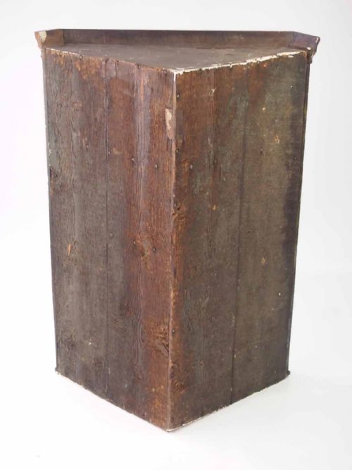 fig 1. Georgian Oak Corner Cabinet with Astragal Glazed Door