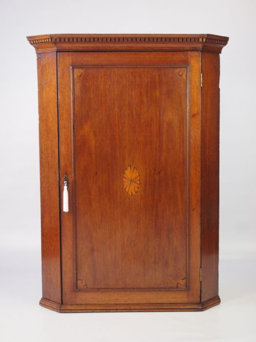 Antique Georgian Oak Corner Cupboard