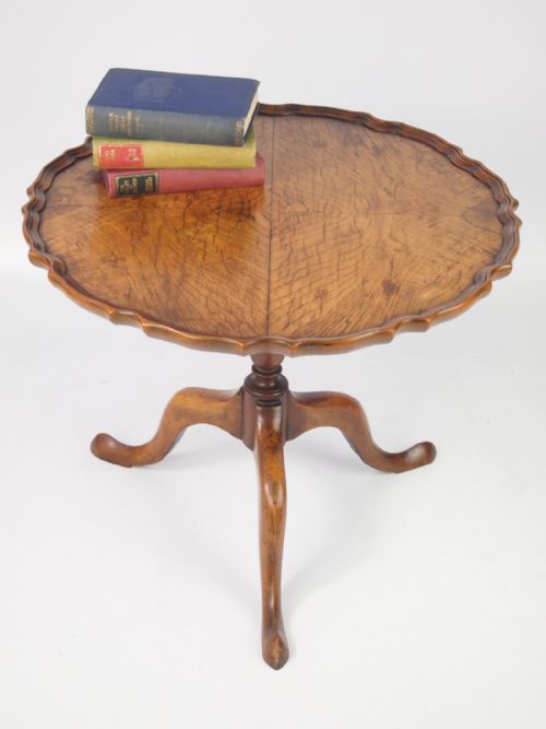 fig 1. Walnut Tilt Top Coffee Table