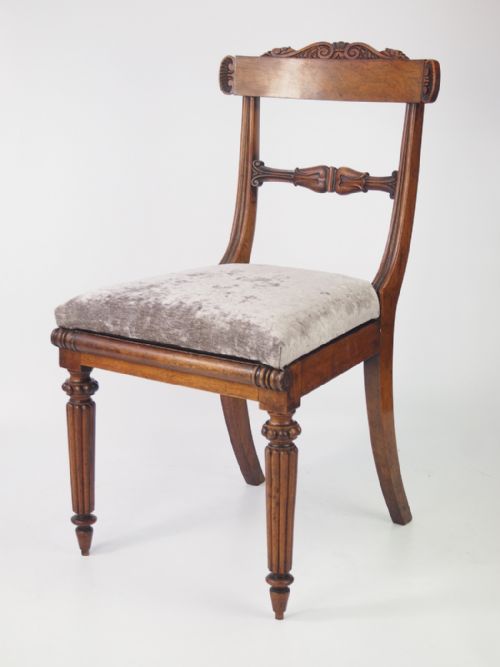 William IV Rosewood Desk Chair Late Regency