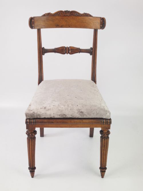 fig 1. William IV Rosewood Desk Chair Late Regency