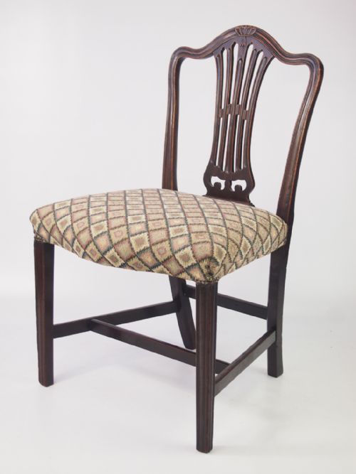 Georgian Mahogany Side Chair or Desk Chair