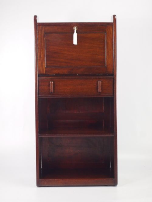 fig 1. Slim Art Deco Mahogany Bureau