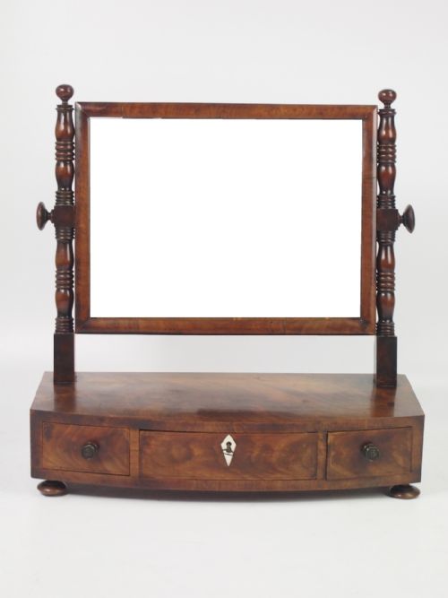 Regency Mahogany Toilet Mirror or Dressing Table Mirror