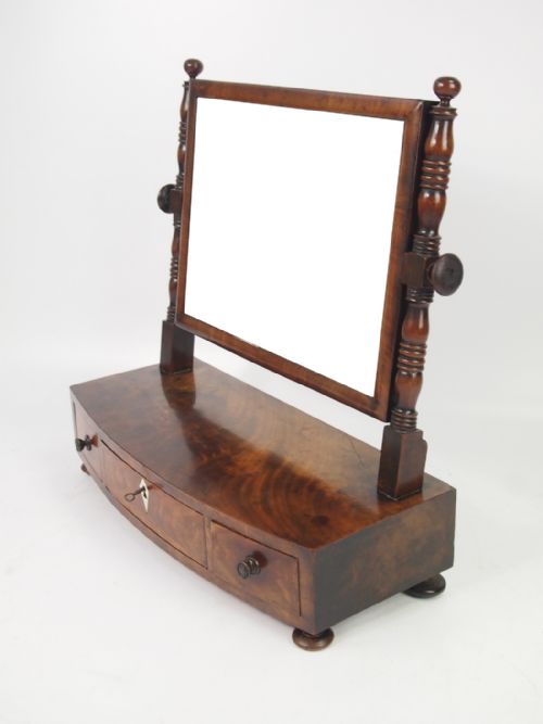 fig 1. Regency Mahogany Toilet Mirror or Dressing Table Mirror