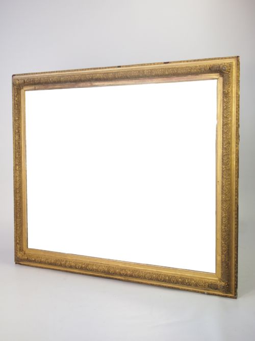 Large Antique Victorian Gilt Framed Mirror