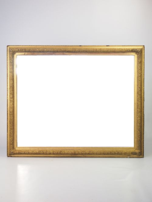 fig 1. Large Antique Victorian Gilt Framed Mirror