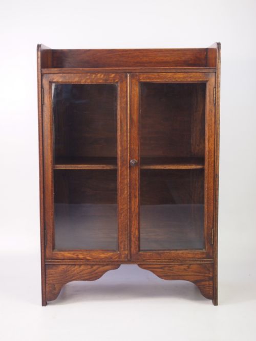 Small Edwardian Oak Bookcase