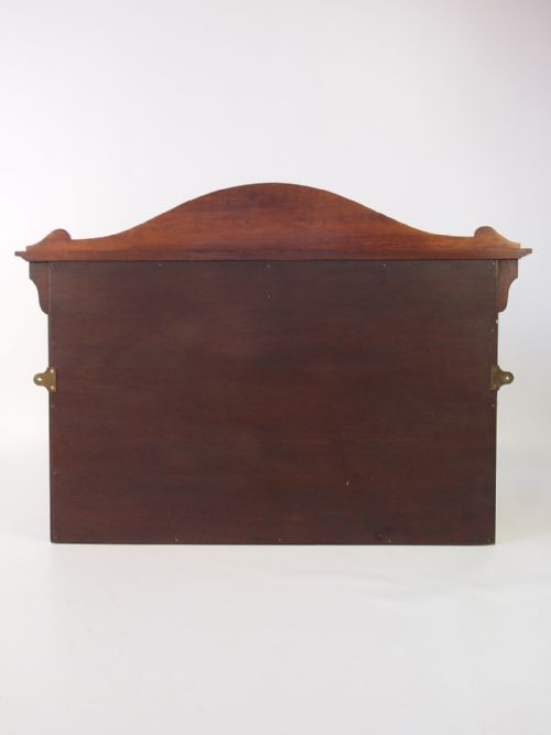 fig 1. Arts & Crafts Walnut Overmantle Mirror