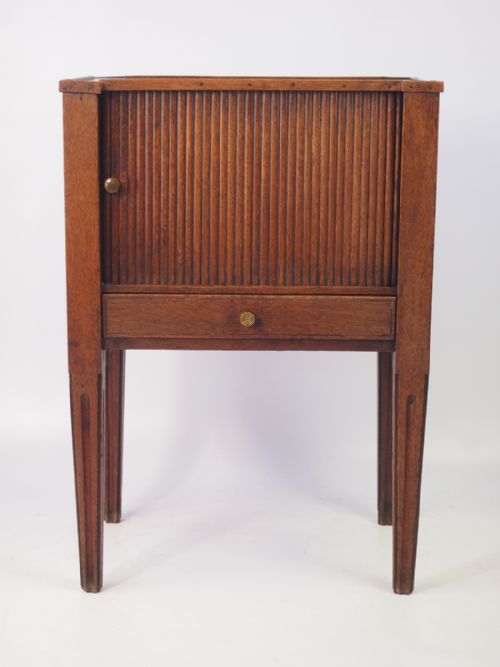 18th Century Dutch Oak Bedside Cupboard