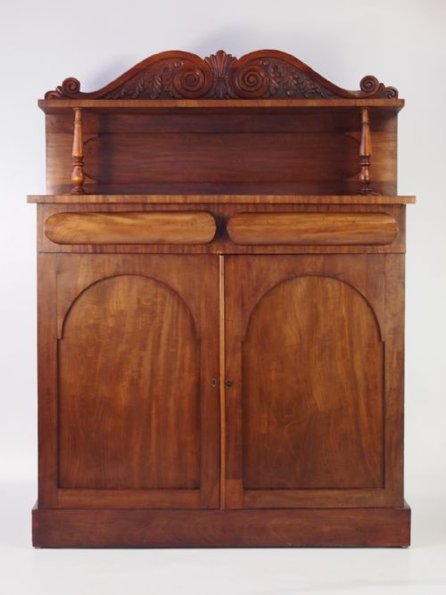 fig 1. Slim Victorian Mahogany Chiffonier