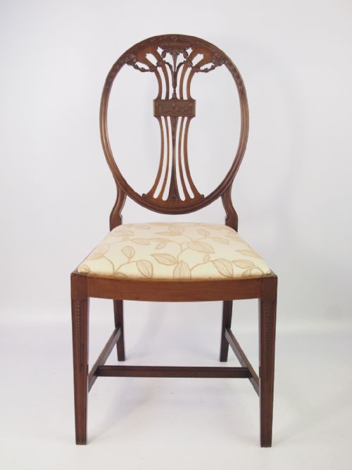 fig 1. Edwardian Mahogany Desk Chair