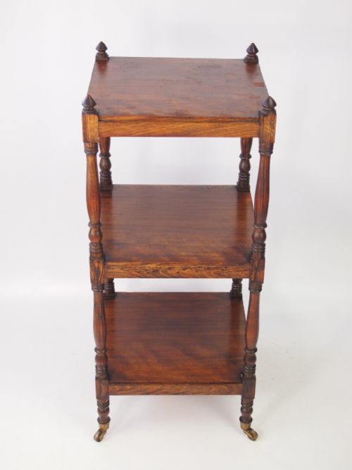 fig 1. Victorian Faux Rosewood 3 Tier Whatnot