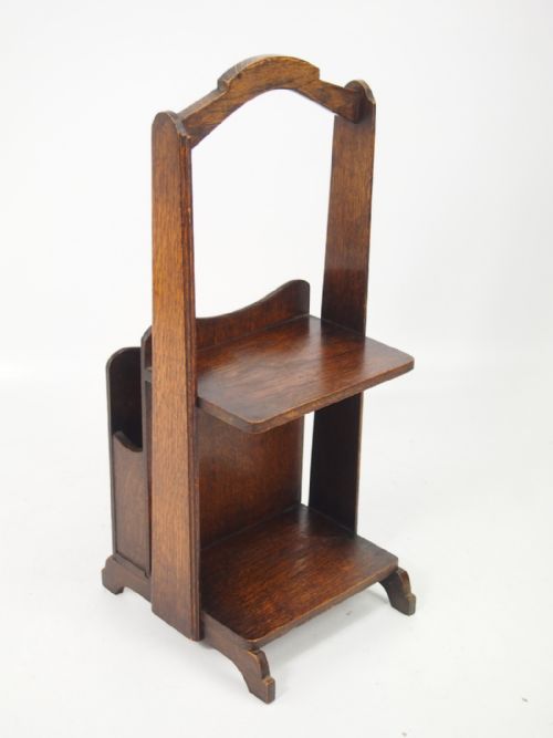 Art Deco Oak Book Stand