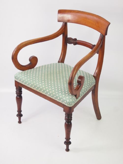 Victorian Mahogany Desk Chair