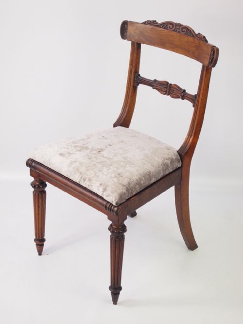 fig 1. William IV Rosewood Desk Chair