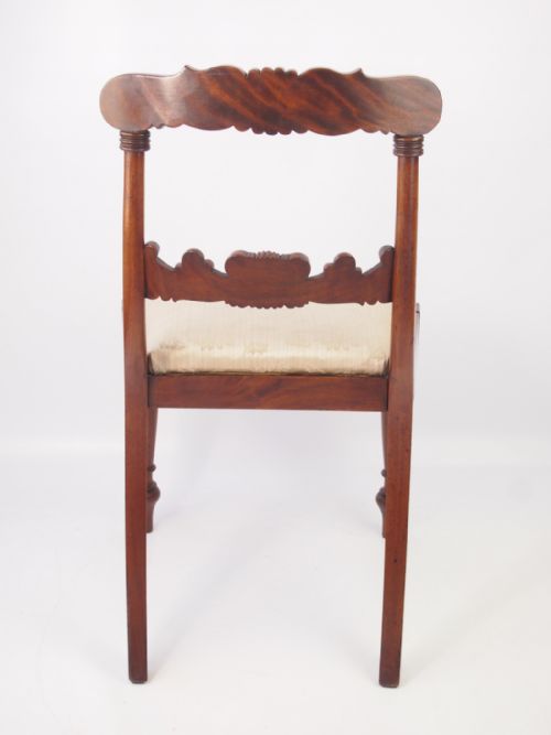 fig 1. William IV Mahogany Desk Chair