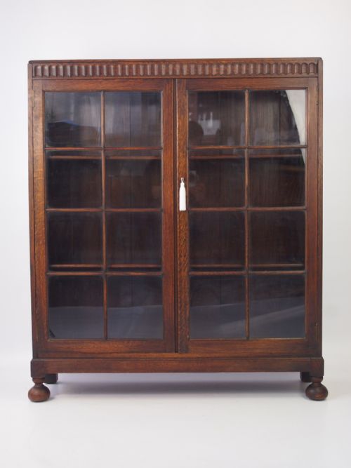 Edwardian Oak Bookcase