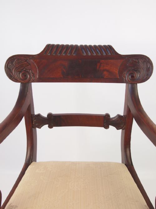 fig 1. William IV Mahogany Desk Chair