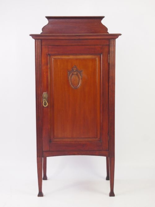 Edwardian Mahogany Music Cabinet
