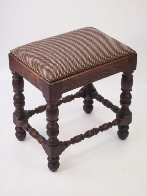 Oak Piano Stool