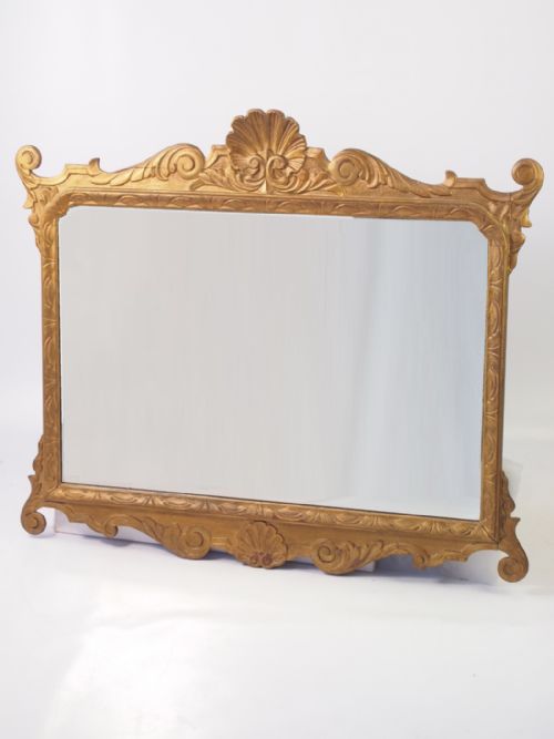 fig 2. Large Victorian Chippendale Mirror